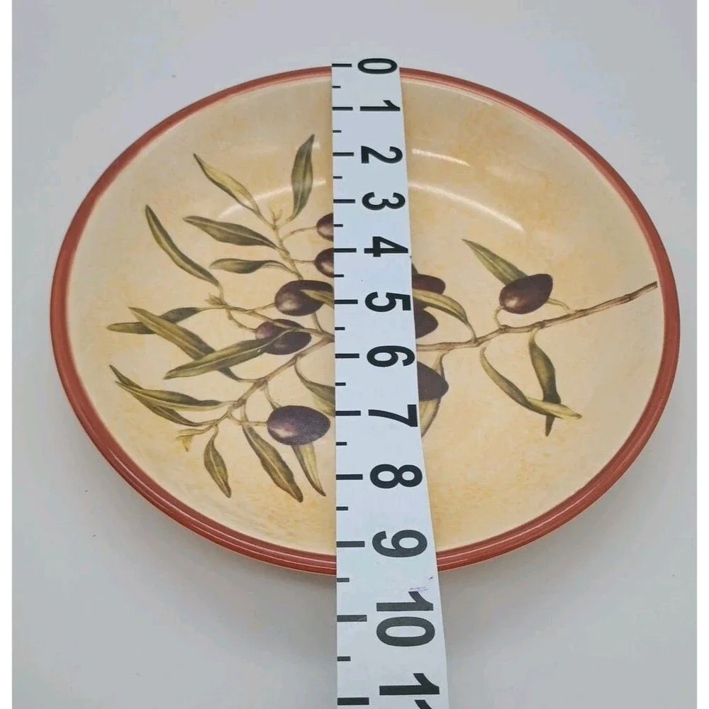 Williams Sonoma Les Oliviers 9.5” Pasta Olive Dish Bowl Portugal